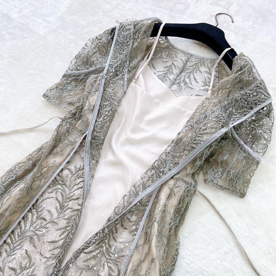 極美品✨FRAY I.Dフレイ アイディー リーフレースパイピングドレス