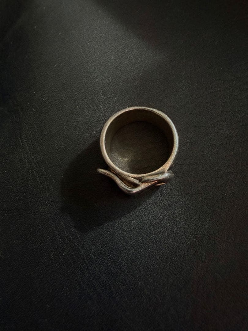 ヴィンテージVivienne Westwood シルバーリング M旧ロゴ Y2K