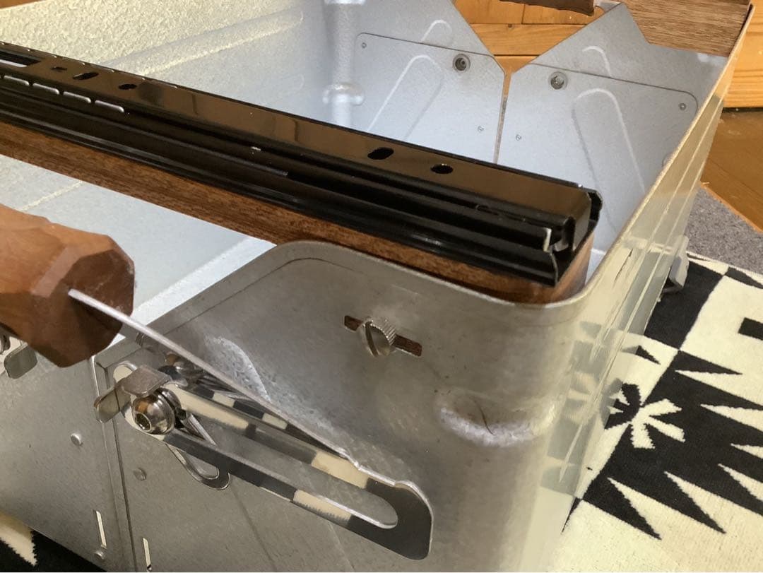 スノーピークシェルフコンテナ25サイズ ヘキサゴン柄121 パープルハート