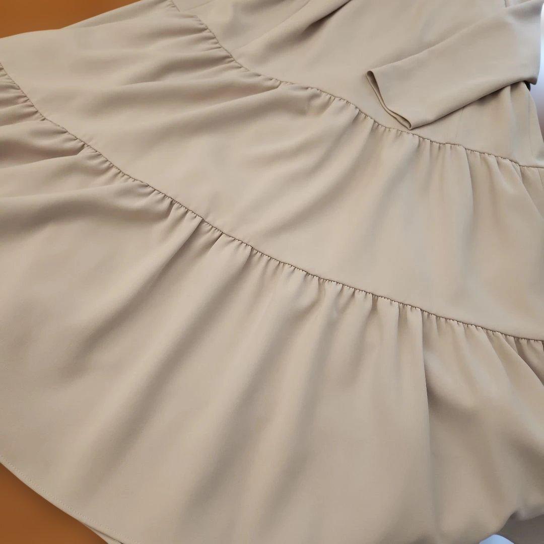 M--premier BLACK　エムプルミエブラック ティアードワンピース