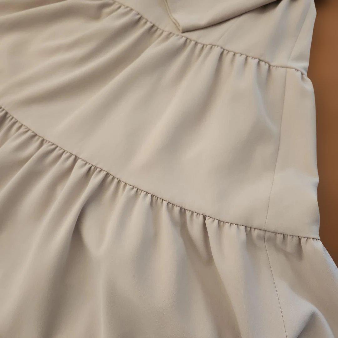 M--premier BLACK　エムプルミエブラック ティアードワンピース