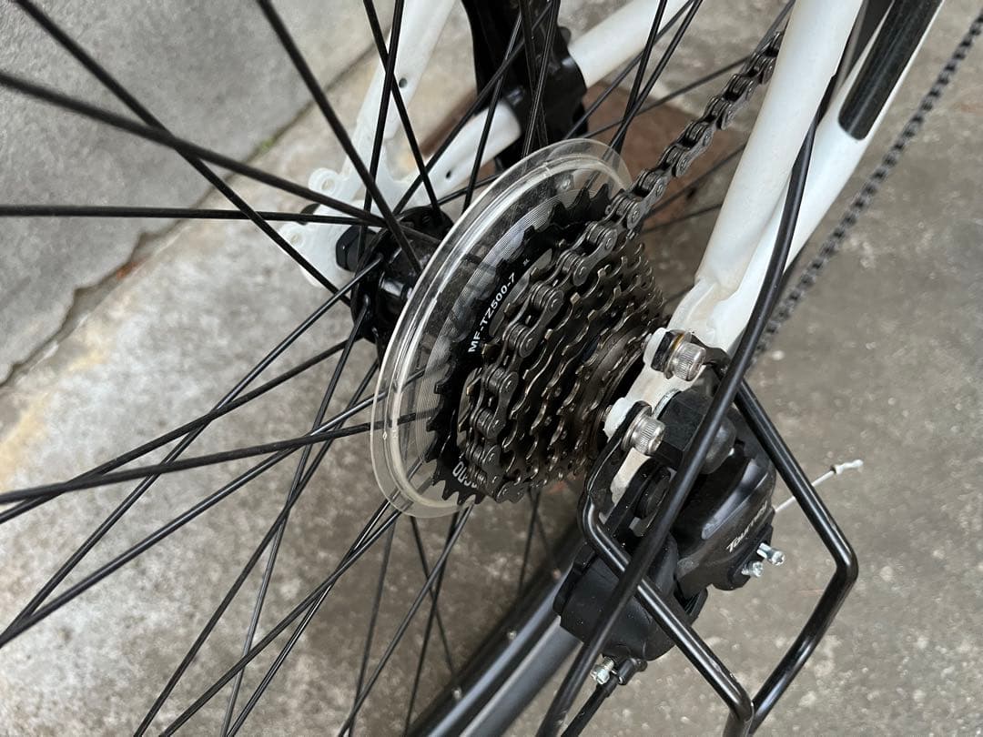 [引取希望]　大日産業　電動アシストクロスバイク　ロードマークe275　ホワイト