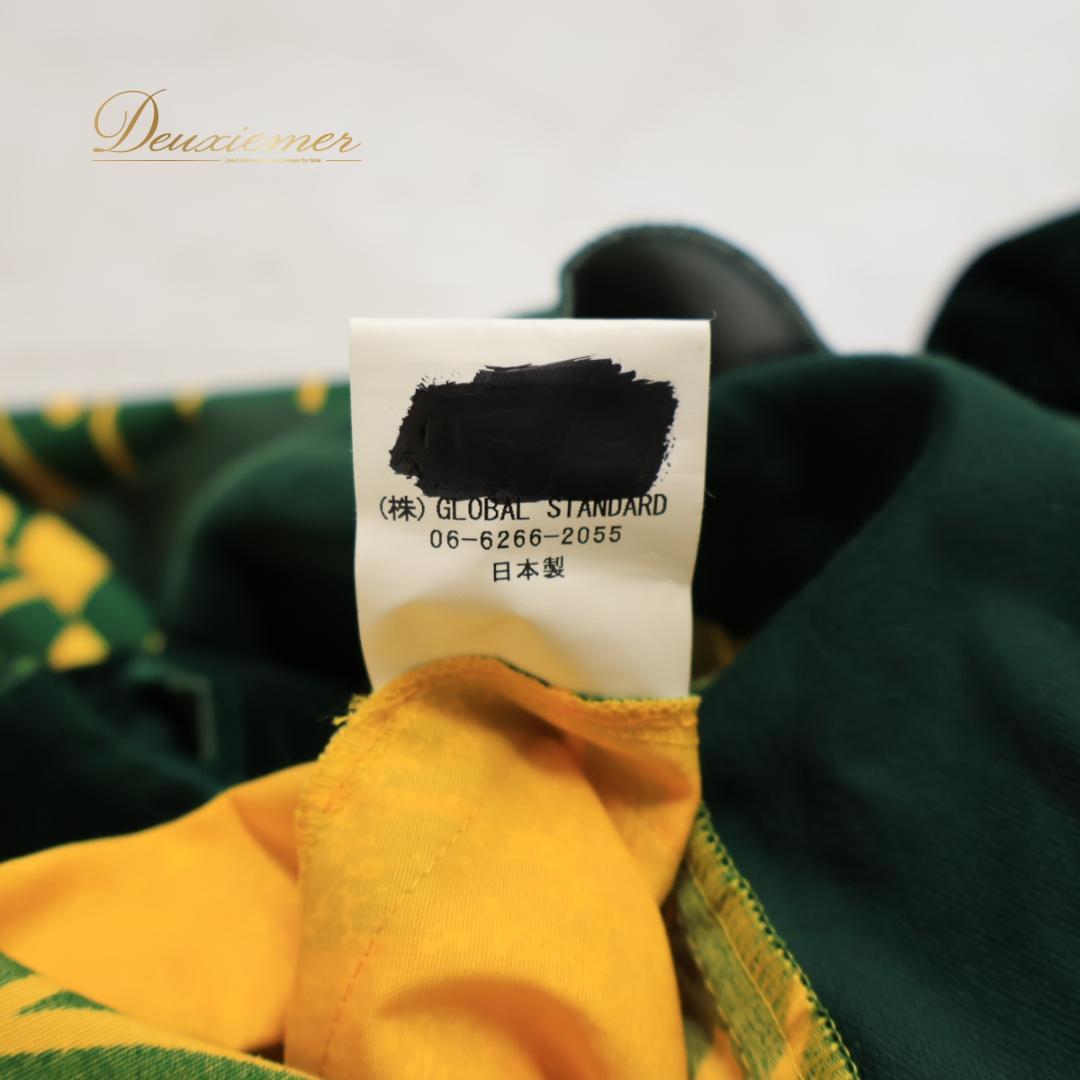 【日本製 フラダンス衣装】イエロー ALOHA STANDARDS ワンピース