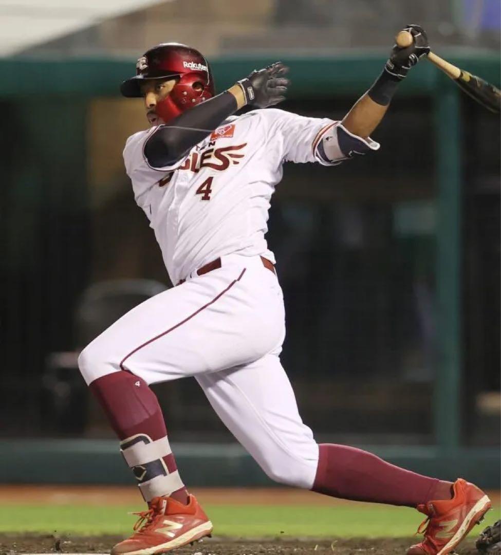 楽天イーグルス　オコエ瑠偉 #4　バット NPBマーク 支給品　実使用