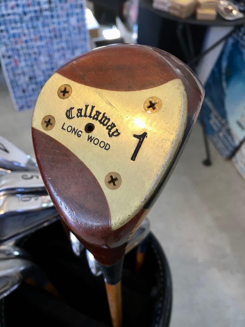 Callaway(ヴィンテージ) パター、 アイアンセット１Wとキャディバッグ