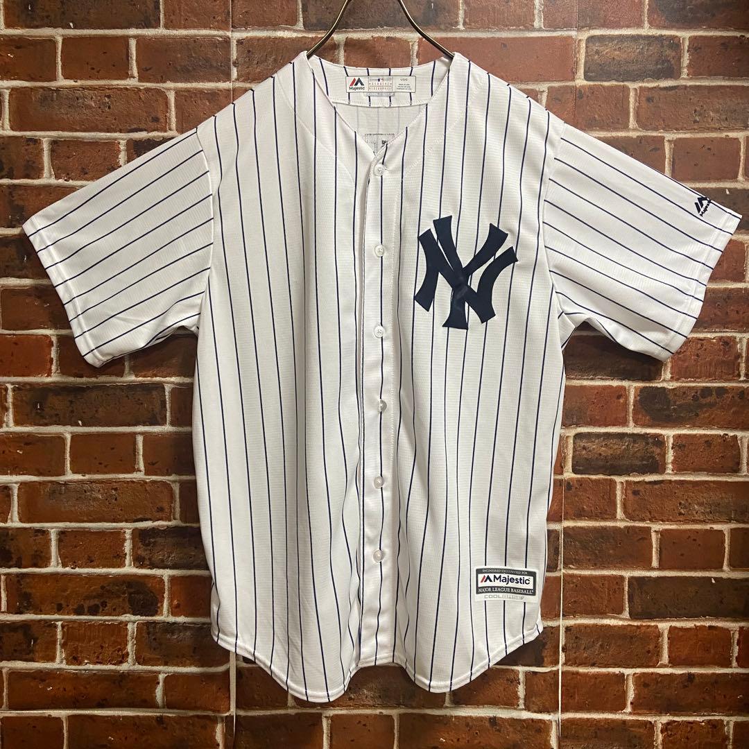 デレクジーター ゲームシャツ ユニフォーム ヤンキース Yankees 刺繍古着
