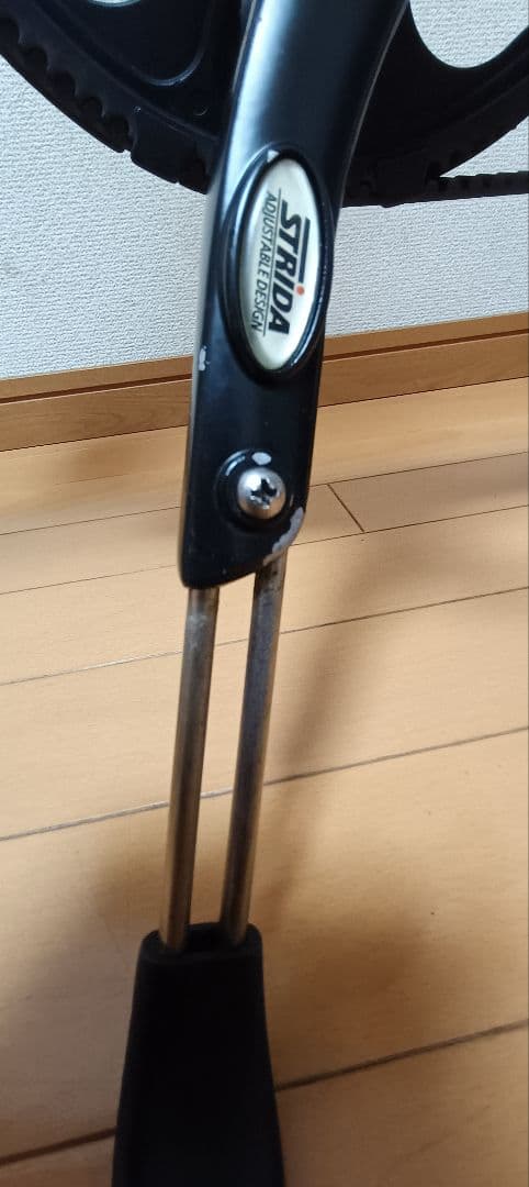 STRIDA LT グリーン 折り畳自転車 美品 ディスクブレーキ 純正タイヤ付