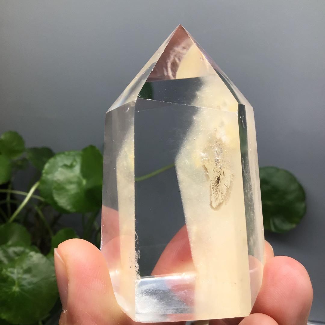 格別品質‼️爆レア‼️ヒマラヤパワー全開　ルチルポイント☆ヒマラヤ水晶 六角柱