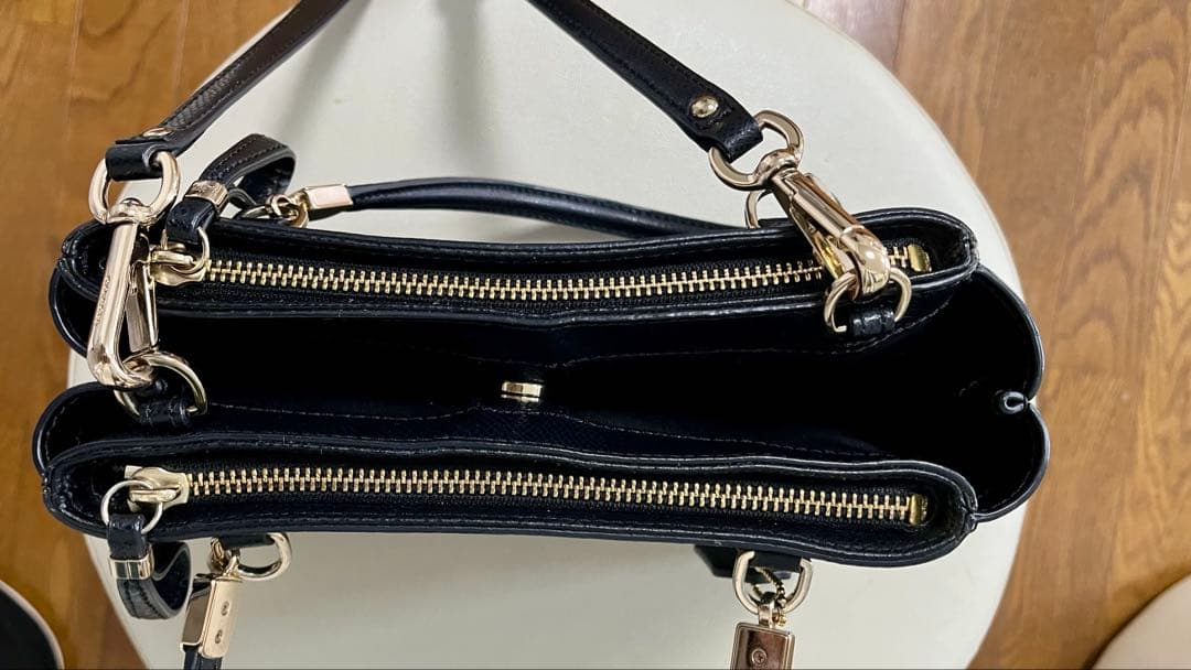 値下げ❗️卒業入学式‼️COACH コーチ 2WAY ハンドバッグ レザー ブラック