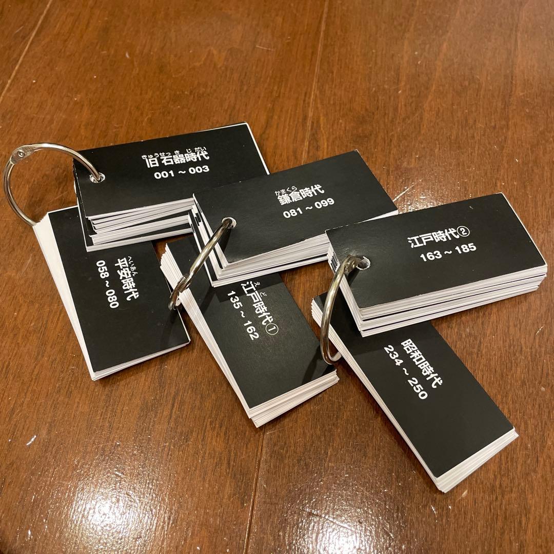 プラチナアウトプット 地理・歴史・公民セット フラッシュカード250×3セット付