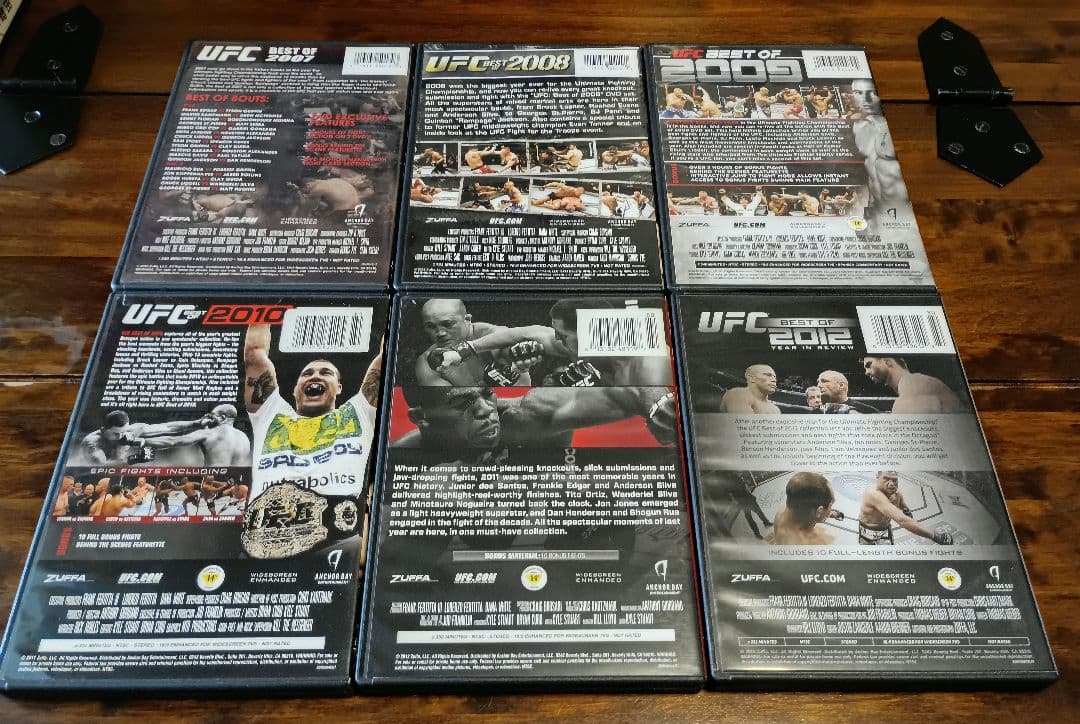 6枚セット DVD UFC BEST OF 2007～2012 MMA 格闘技