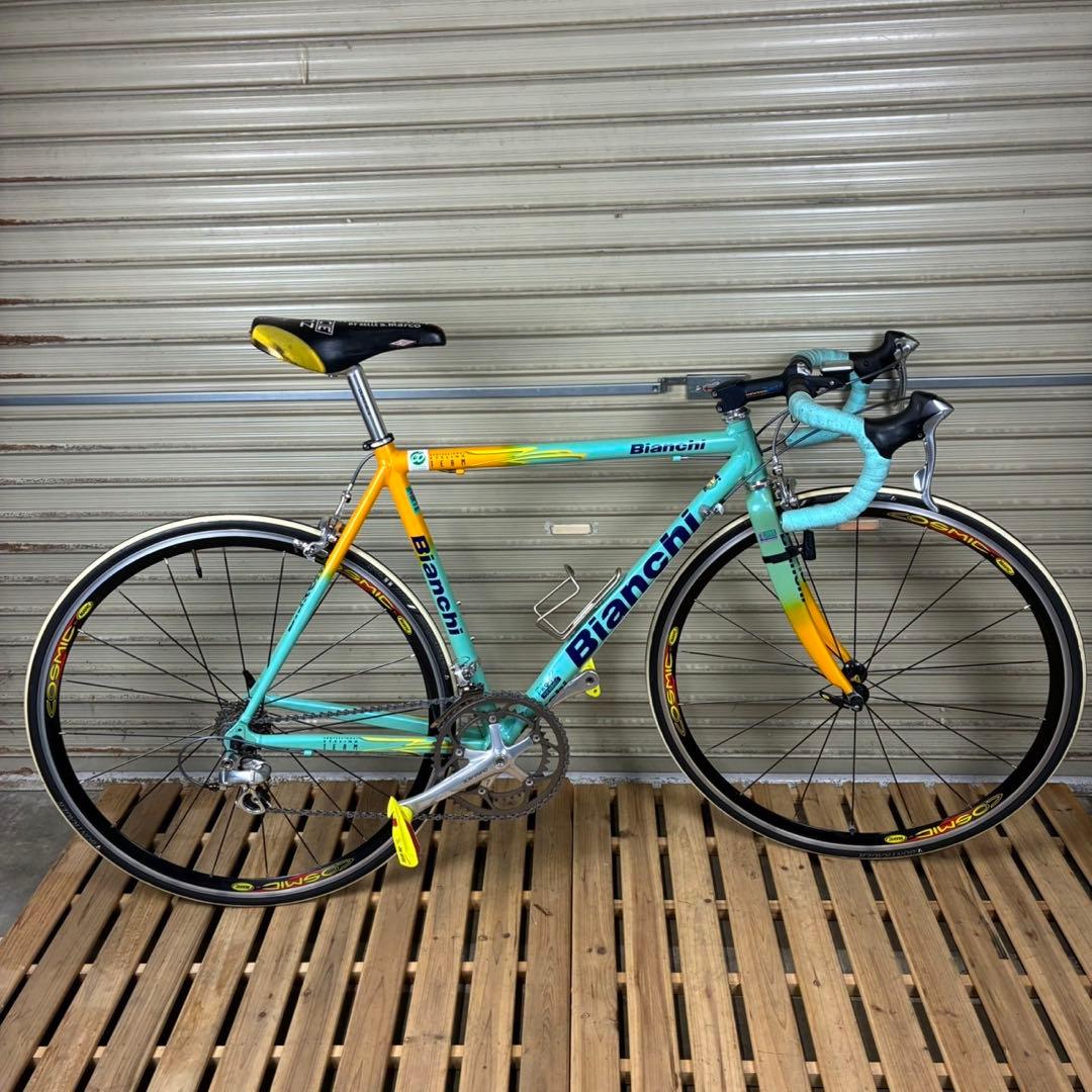 【送料込】Bianchi Mega Pro XL ロードバイク　希少　レア