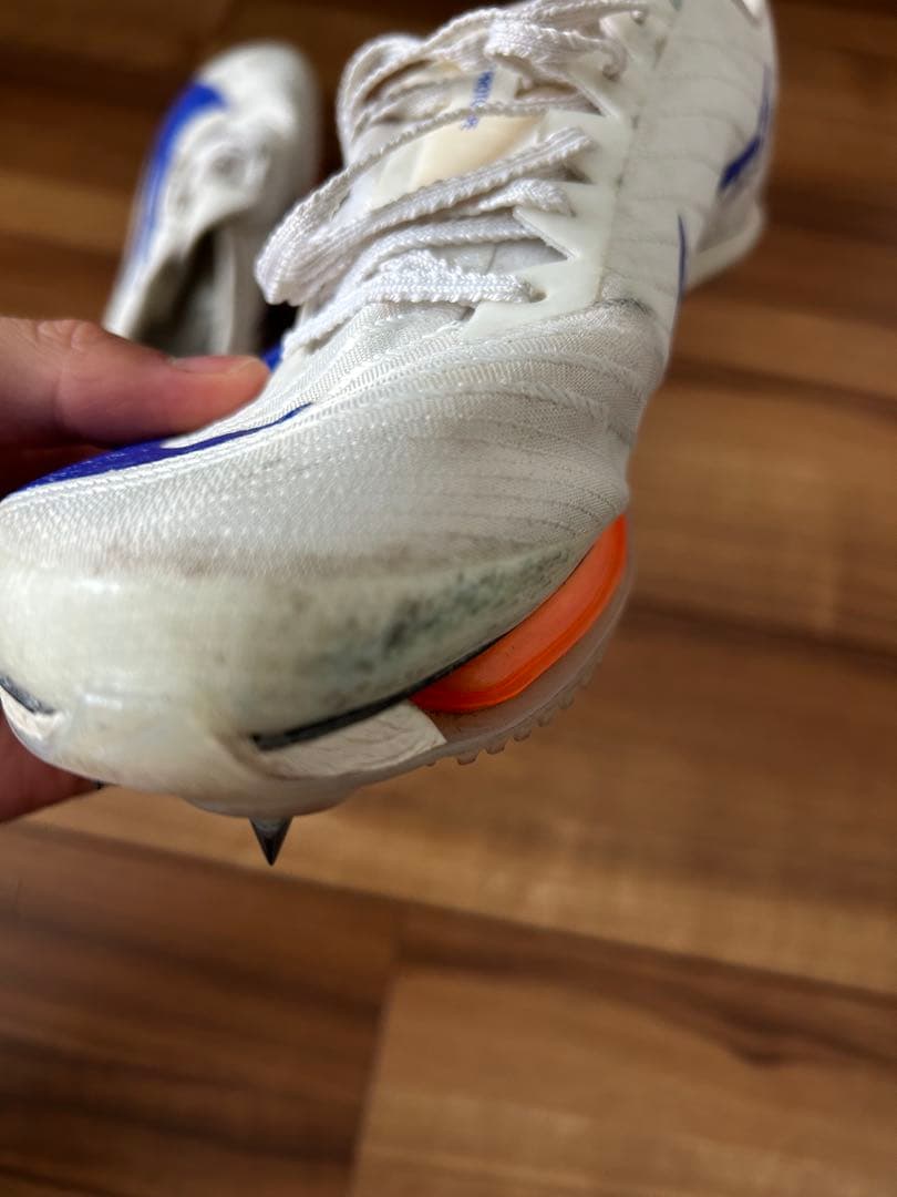 Nike マックスフライ2スパイクシューズ ホワイト/ブルー