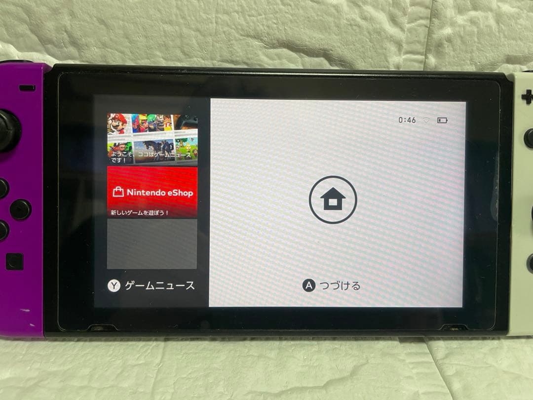 【バッテリー強化版】Nintendo Switch本体グレー・ホワイト/パープル