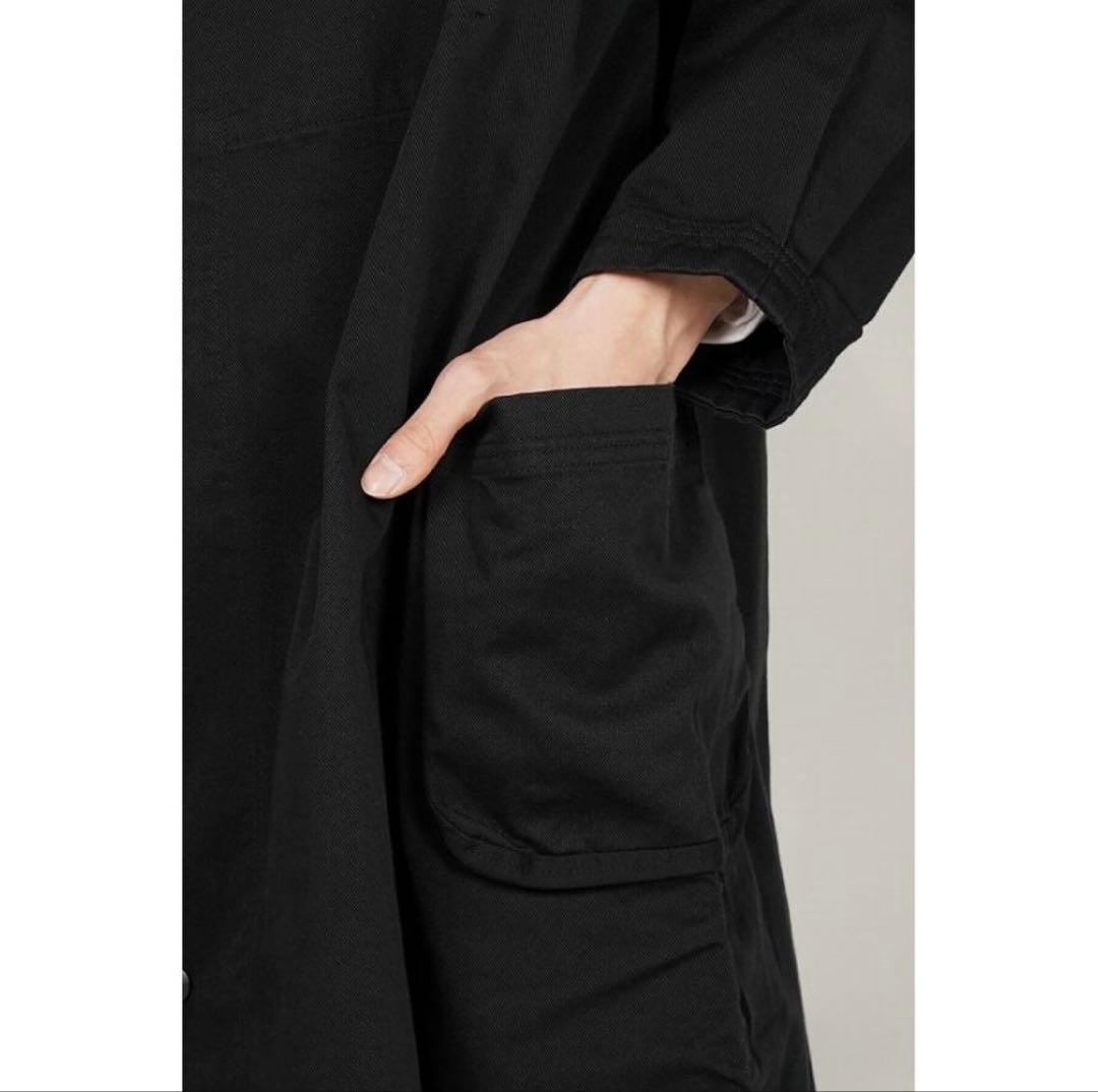 ジャケット・アウター Porter Classic Chino Shirt Coat BLACK 2