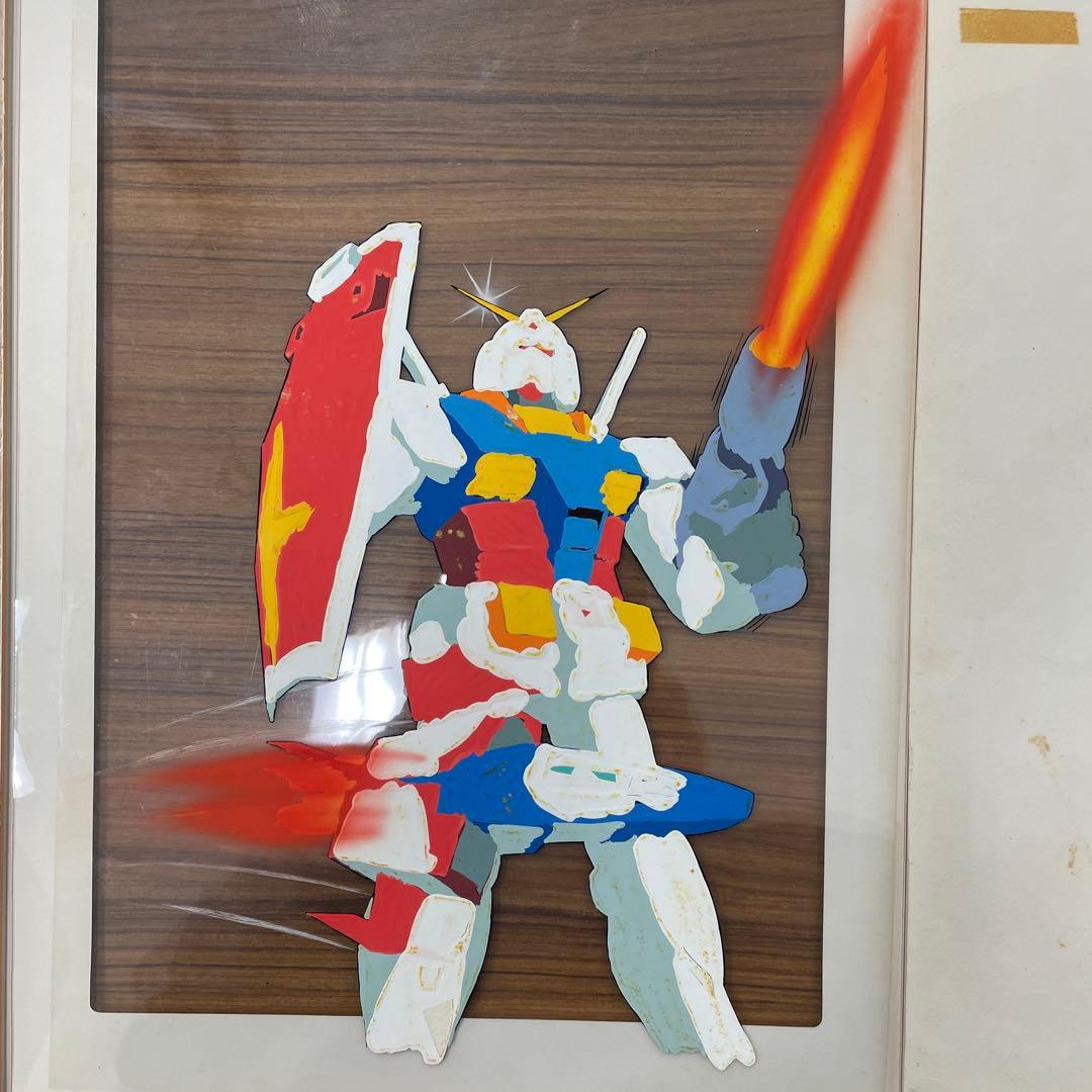 メ*ロ様 ひかりのくにテレビ絵本 機動戦士ガンダム1 裏表紙 セル画 生原画