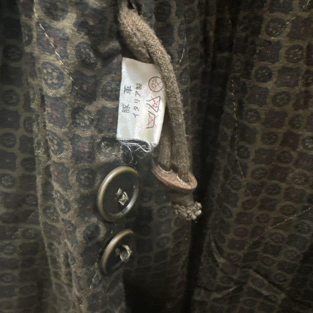 Vittorio Forti 豚革 イタリア製 ヴィンテージ ロングジャケット