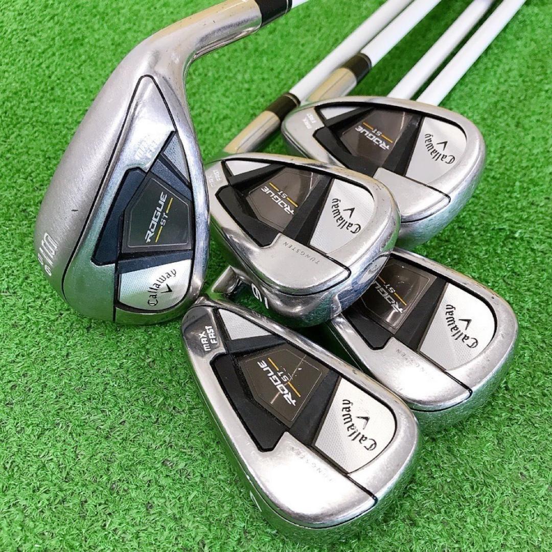 チ65★キャロウェイ ROGUE ST MAX FAST 5本レディースアイアン