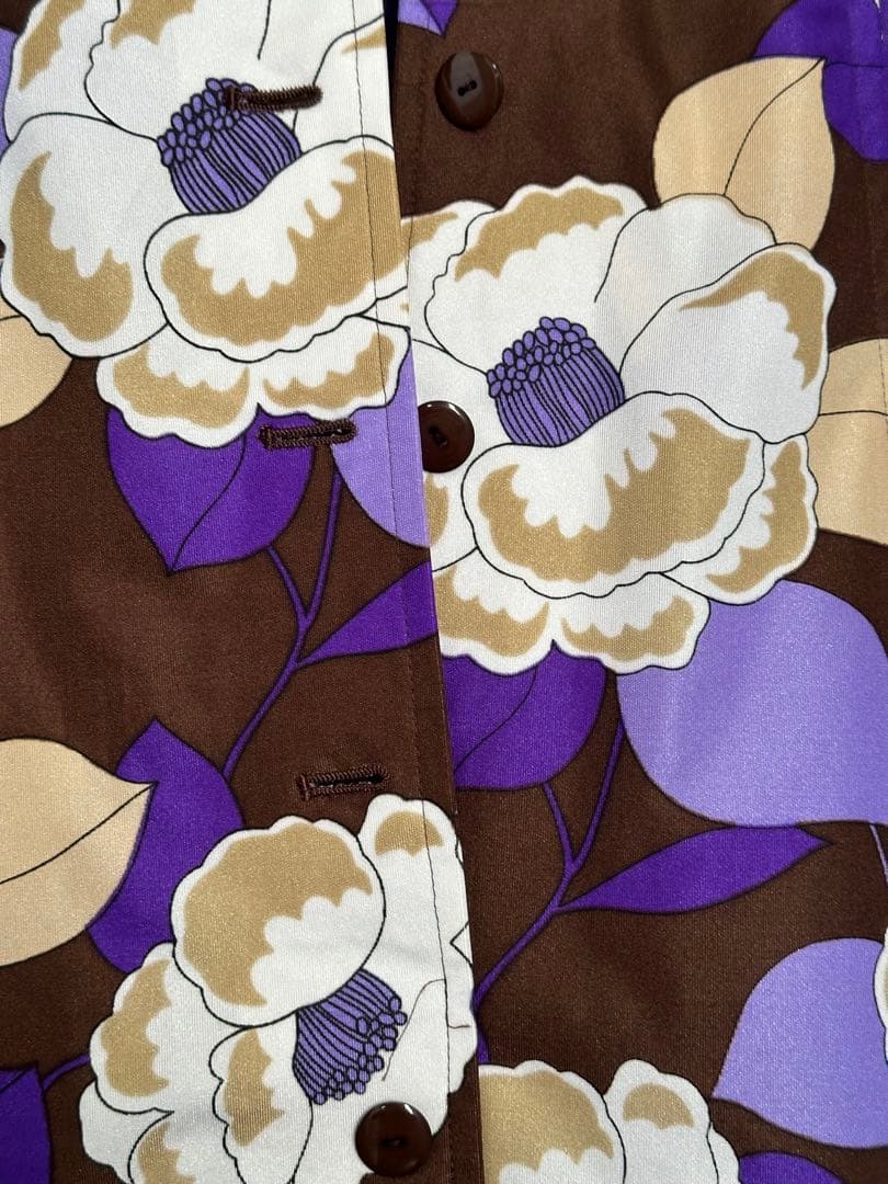 f*o様 HANAE MORI　森英恵　ヴィンテージ　花柄　半袖ワンピース　１１