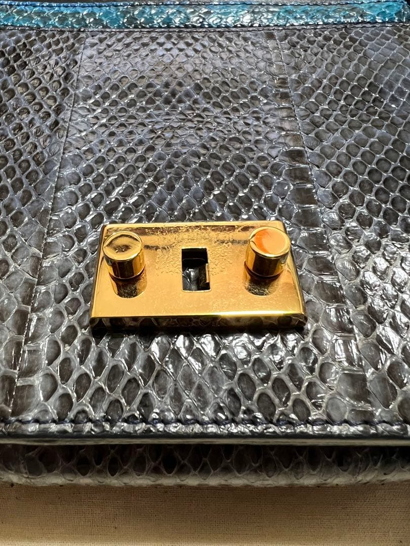 LANVAN Python Bag アルベールエルバス クラッチバッグ