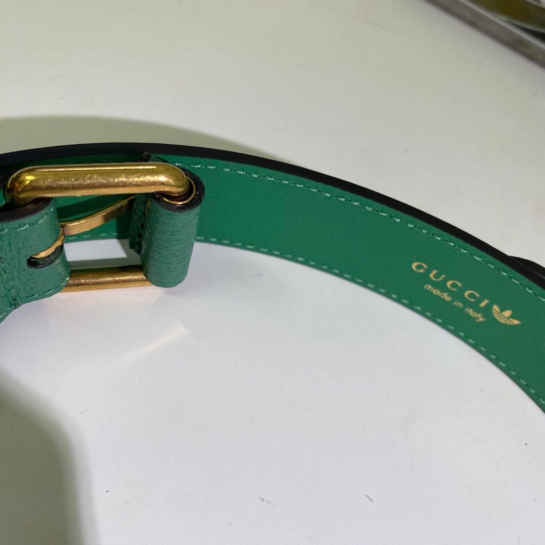 グッチ べルト adidas サイズ105 GUCCI べルト メンズ