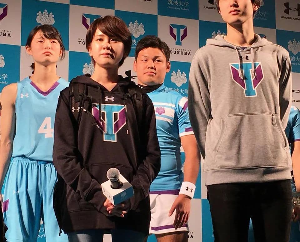 筑波大学 × アンダーアーマー アンダーシャツ ロングスリーブ