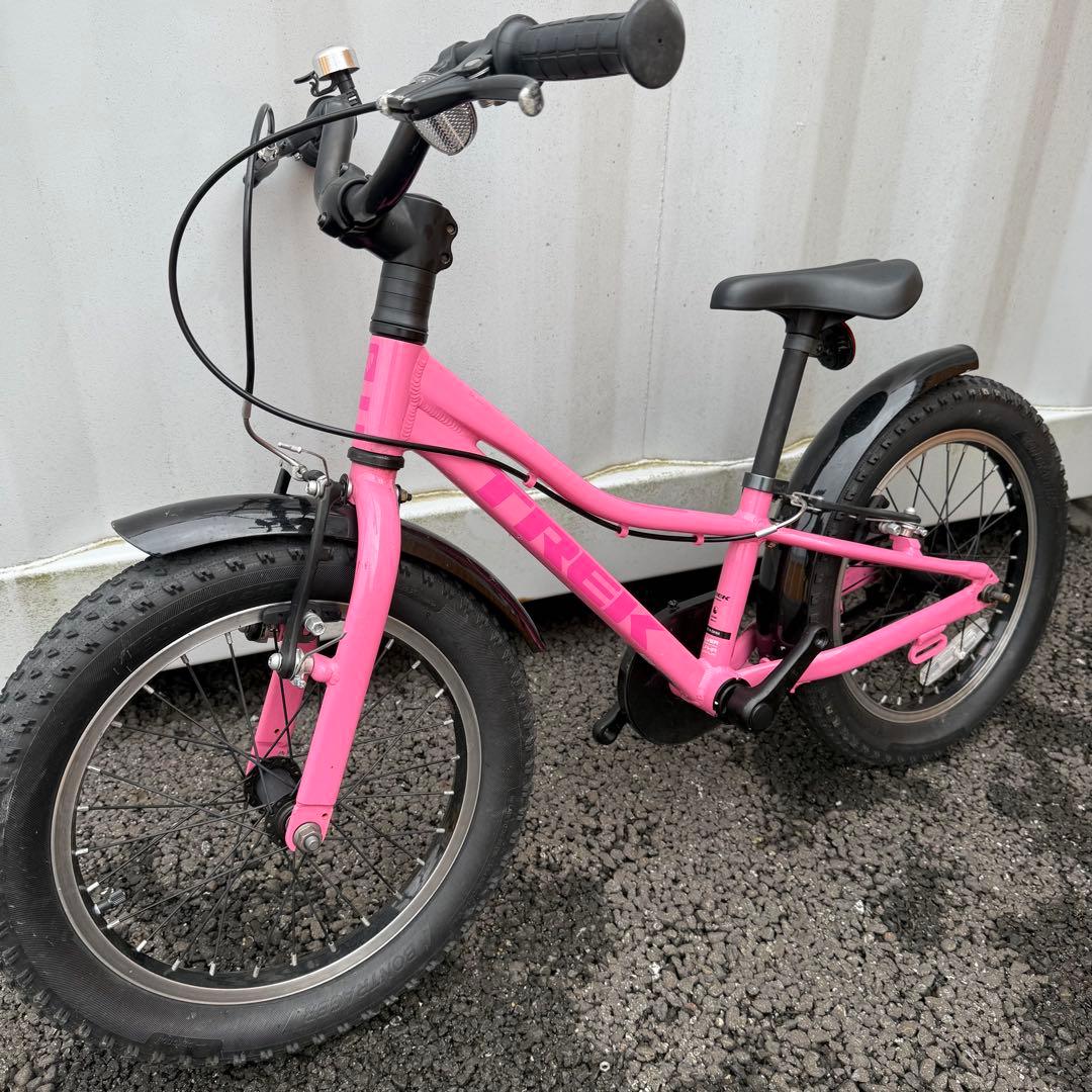 子供や用自転車 16インチ Precaliber 身長99-117cm ピンク