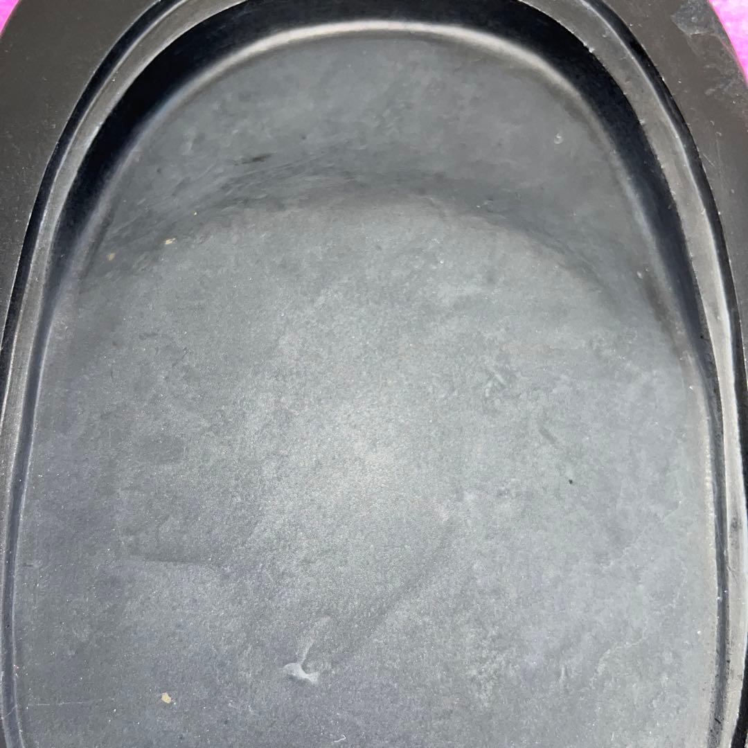 ⭕️土佐硯　石蓋付き天然硯　三原硯製作所　蓋が荒々しい　大型硯　大作用