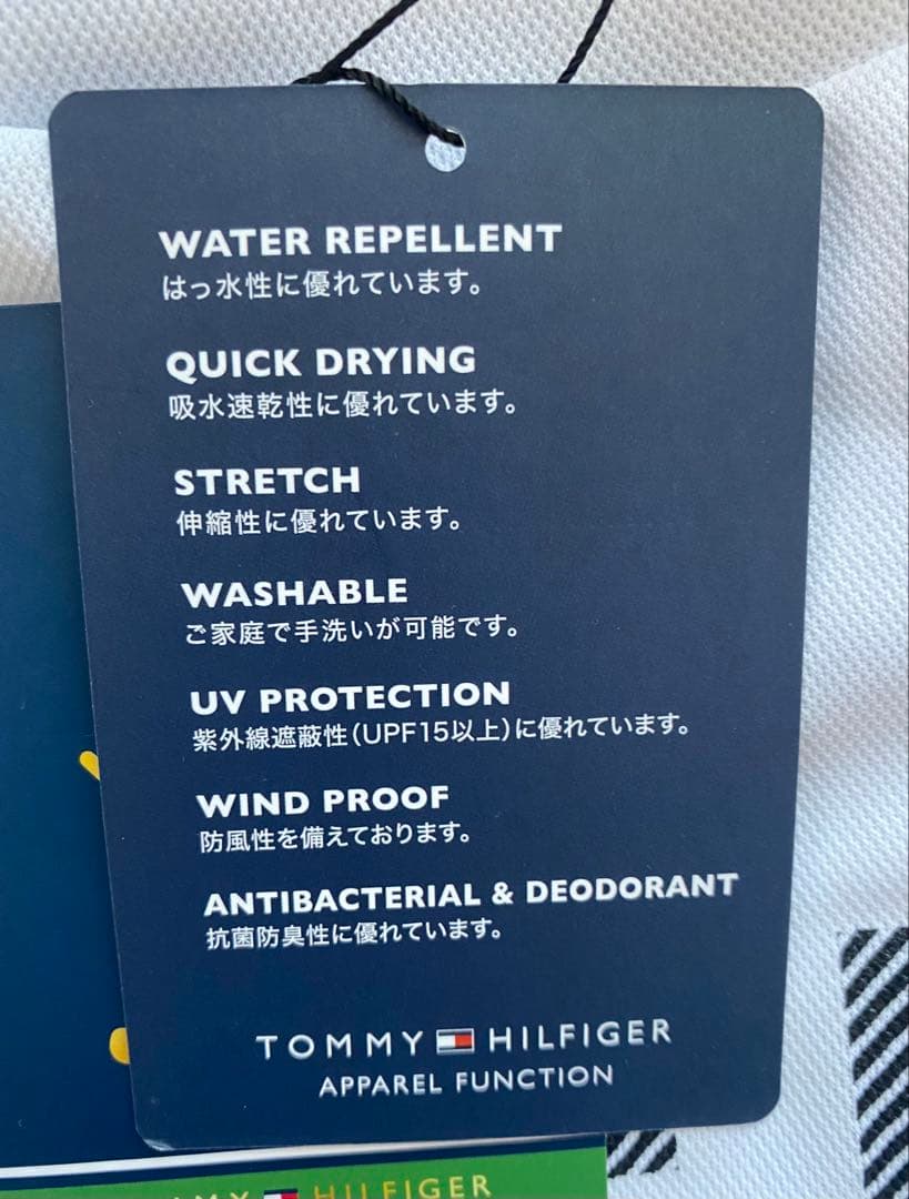 新品 トミーヒルフィガー ゴルフ メンズ ロゴ モックネックシャツ
