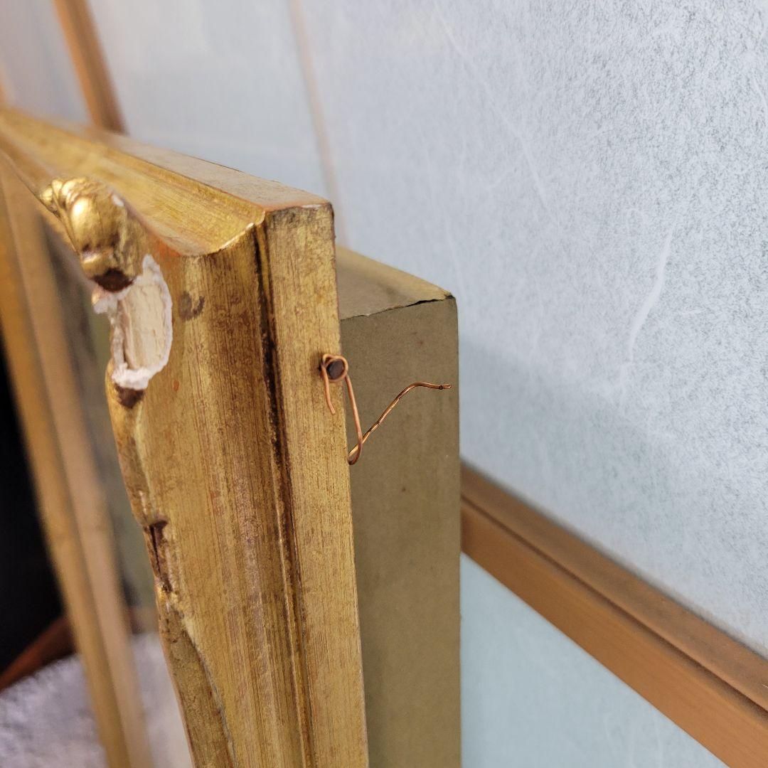 風景画　M.Ryuji　F30号　額のみ