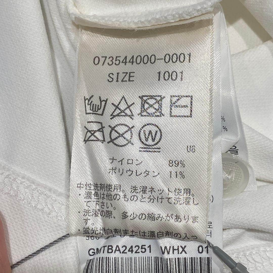 【未使用訳アリ】定価5.2万円G/FORE ホワイト 長袖ポロシャツ
