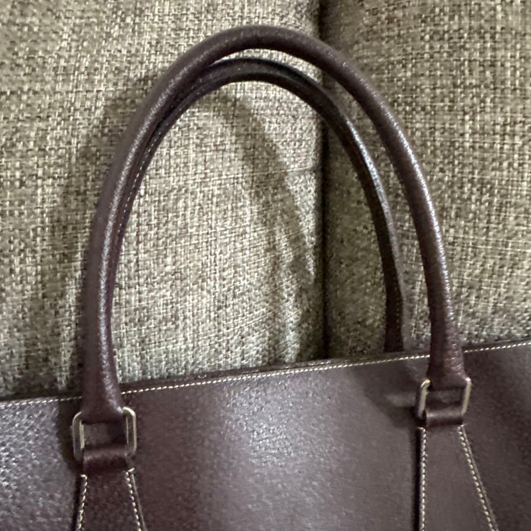PRADA ブラウン レザートートバッグ