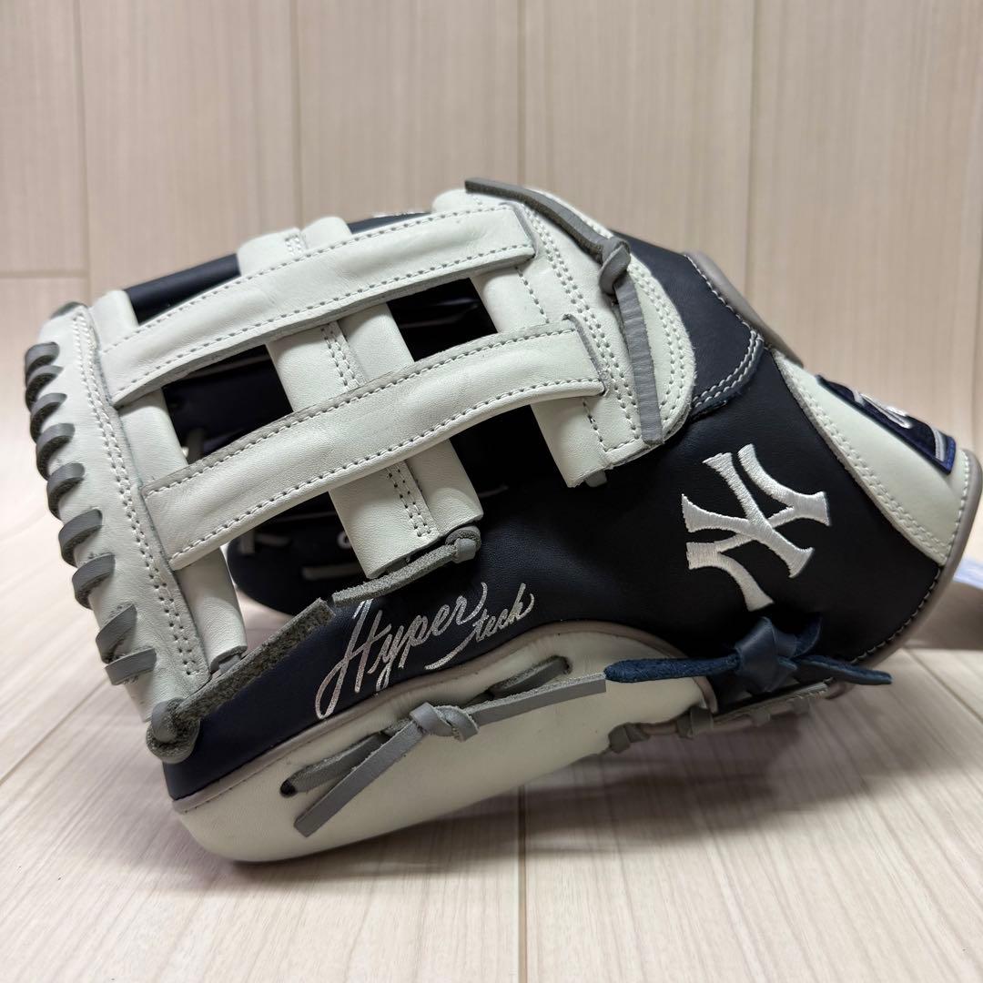 ローリングス　一般軟式ハイパーテックMLB TEAM　ヤンキース　外野手用　左投