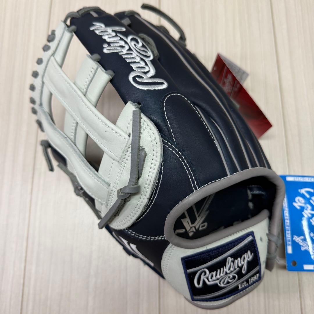 ローリングス　一般軟式ハイパーテックMLB TEAM　ヤンキース　外野手用　左投