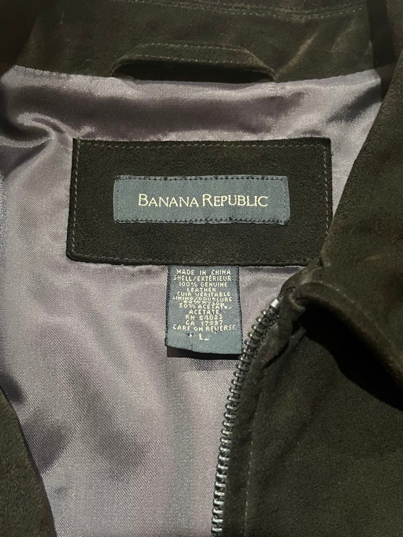 BANANA REPUBLIC スエードジャケット ダブルジップ