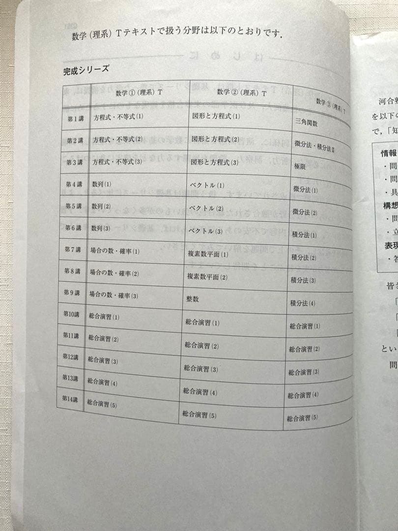河合塾 Tテキスト 京大 理系 エクシード 数学セット