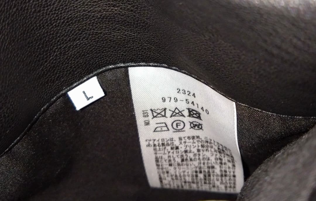 タケオキクチ レザージャケット シングルライダース ジャケット 革ジャン L