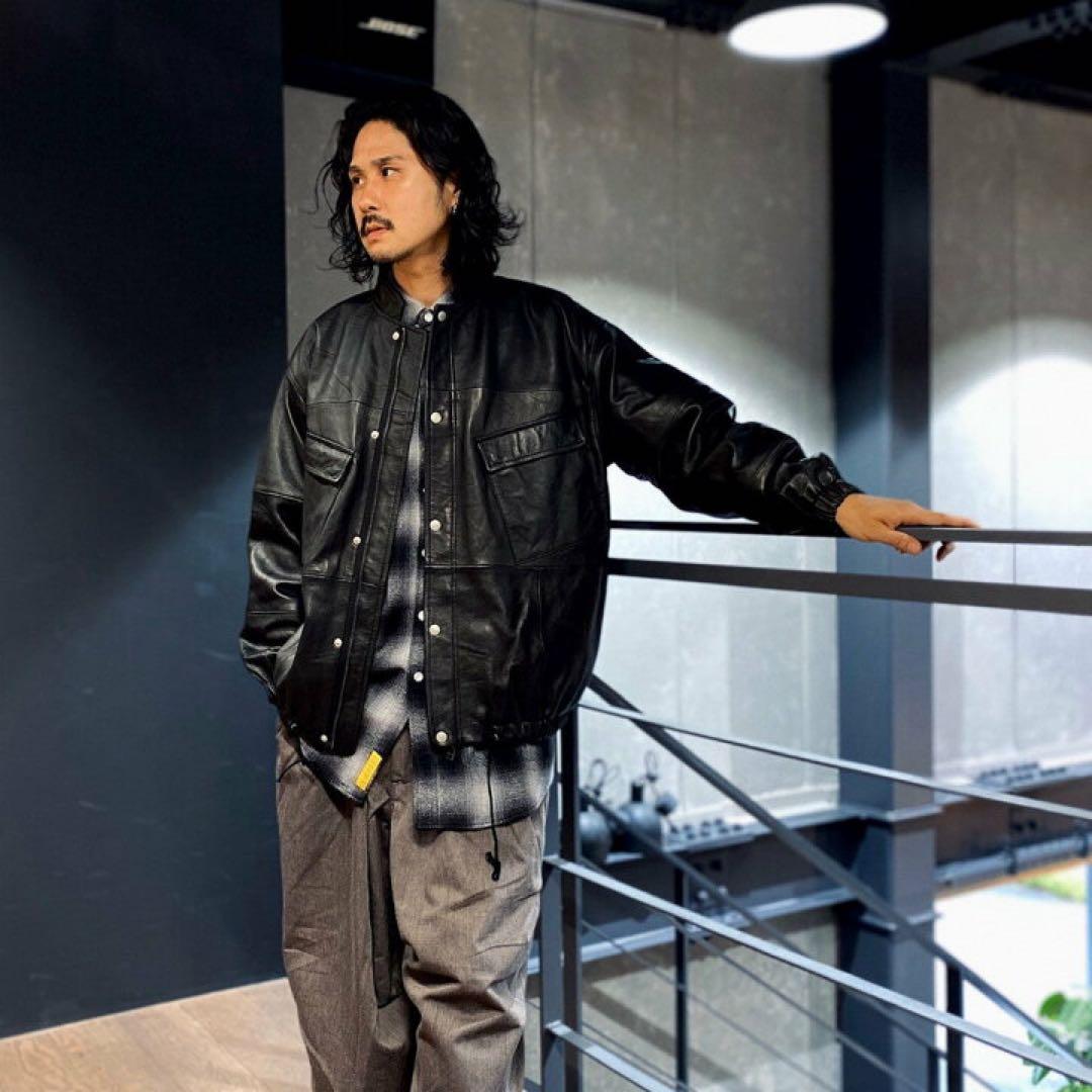 専用　美品　ナスングワム(Nasngwam) CP LEATHER JACKET