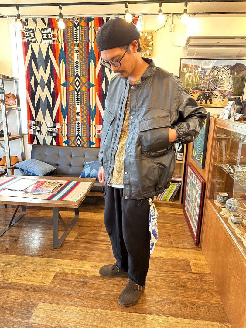 専用　美品　ナスングワム(Nasngwam) CP LEATHER JACKET