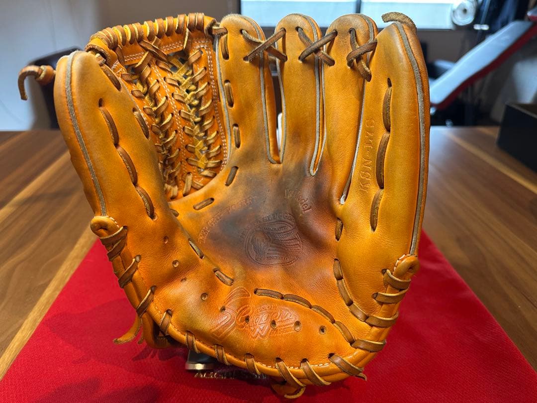久保田スラッガー　大人用軟式グローブ オレンジ