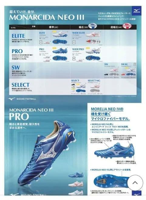 ミズノモナルシーダネオ　Ⅲプロ　新品【25年9月購入】