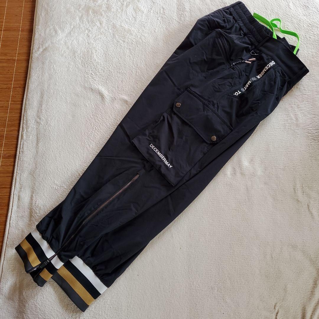 DECEMBERMAY　 ブラック ゴルフパンツ
