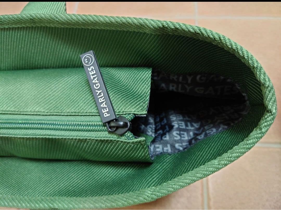 正規品中古美品レア限定カラーパーリーゲイツロッカーバッグ渋めグリーン