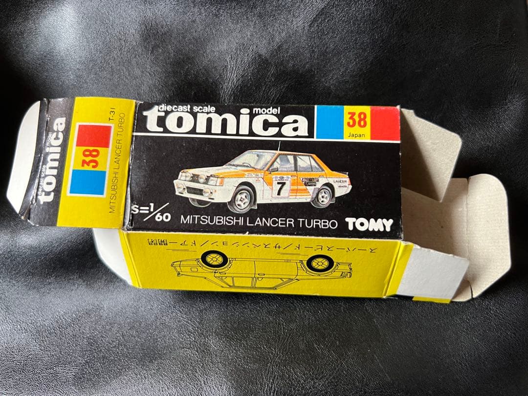 トミカ 黒箱 三菱 ランサー ターボ ADVAN 日本製