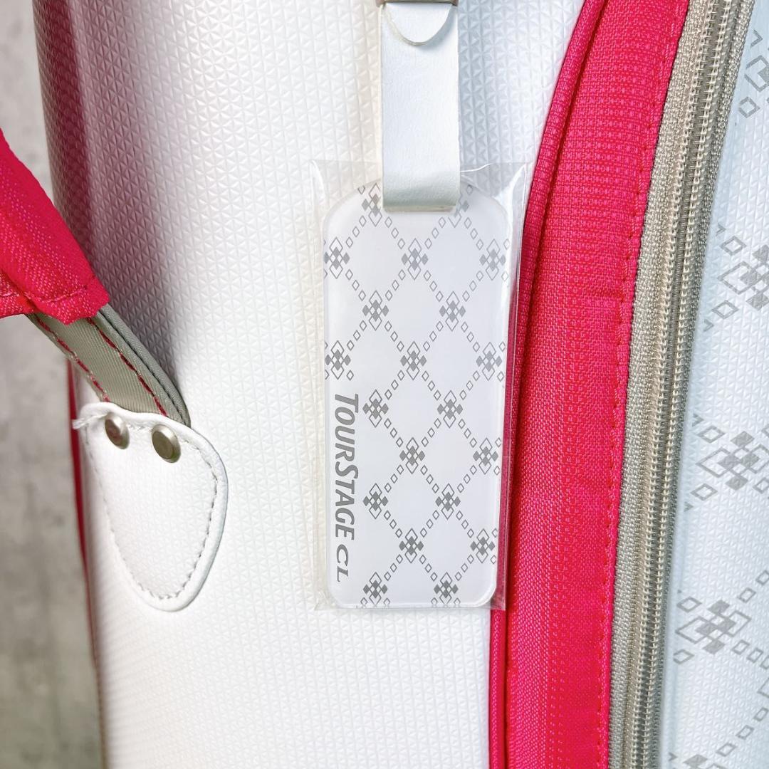 未使用保管品 ツアーステージ レディース キャディバッグ 8型 45インチ対応