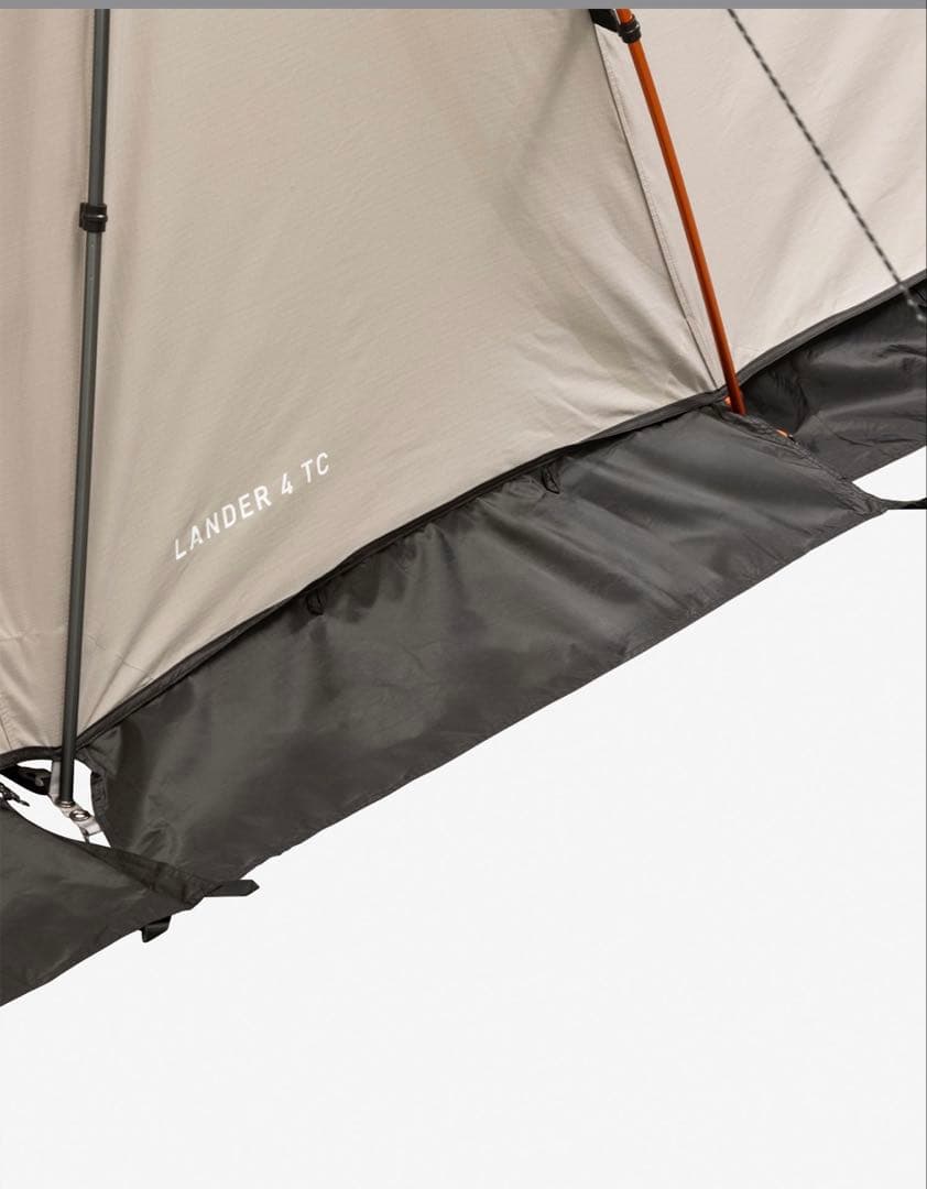 The North Face ドーム型テント ベージュ/ブラックランダー4