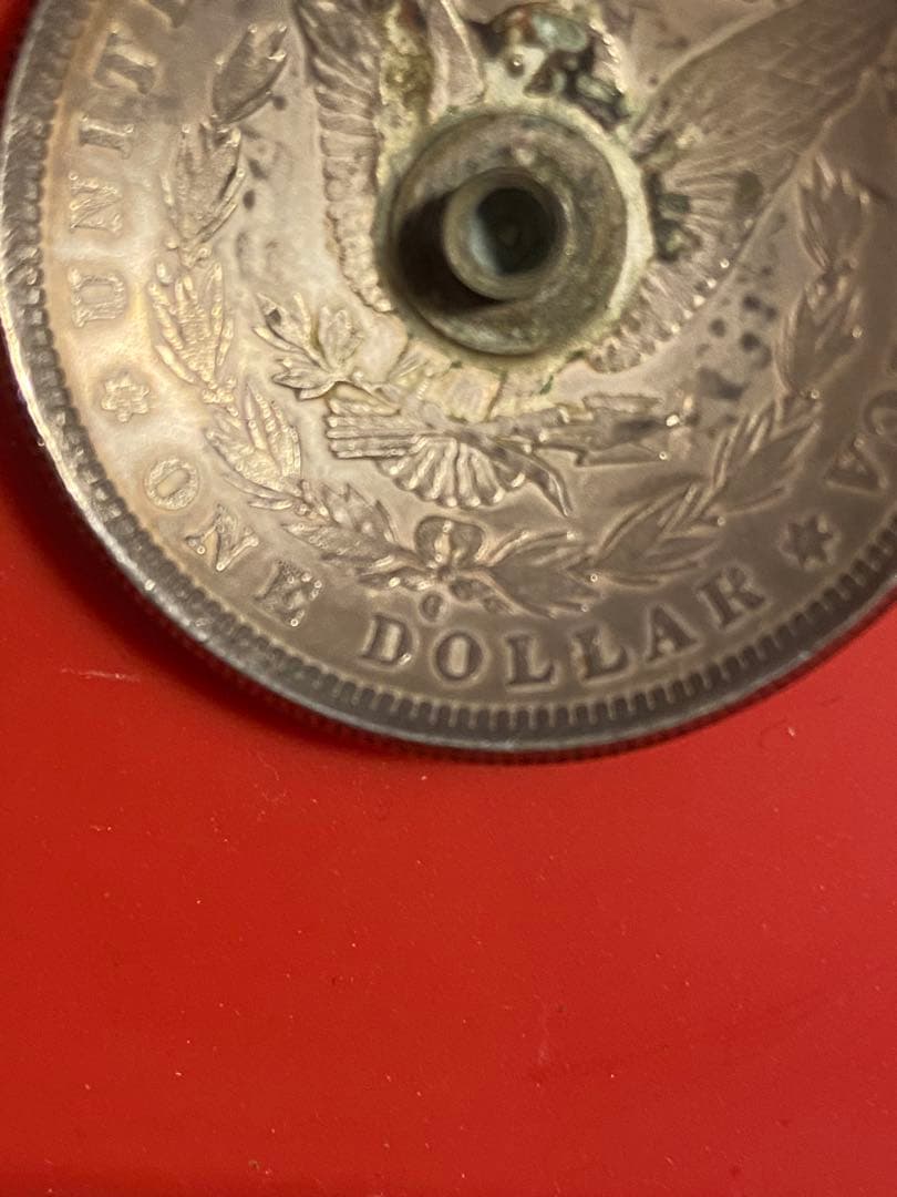 アメリカモルガンONE DOLLAR-シルバーコンチョ 1884年製