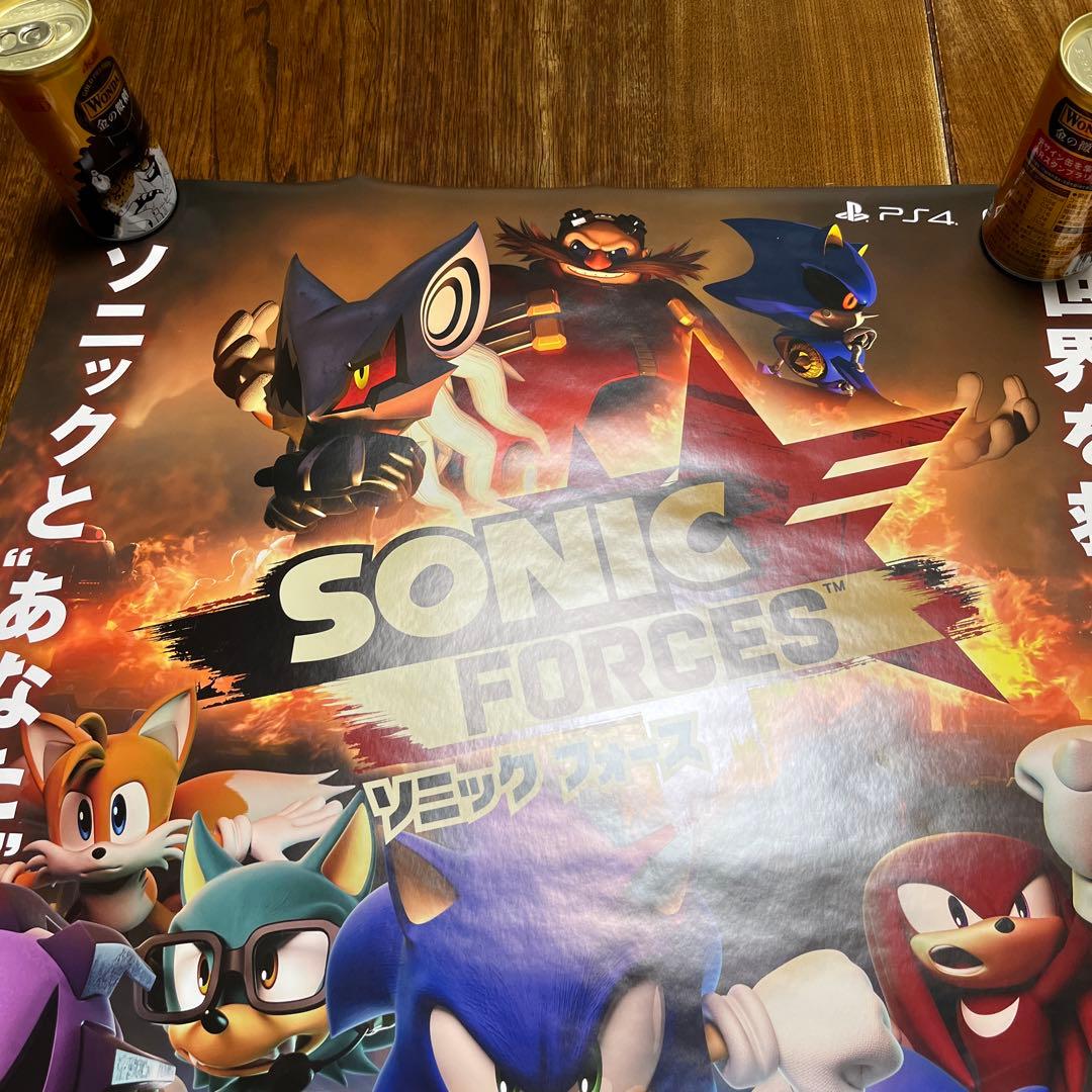 PS4 ソニックフォース　非売品ゲームポスター