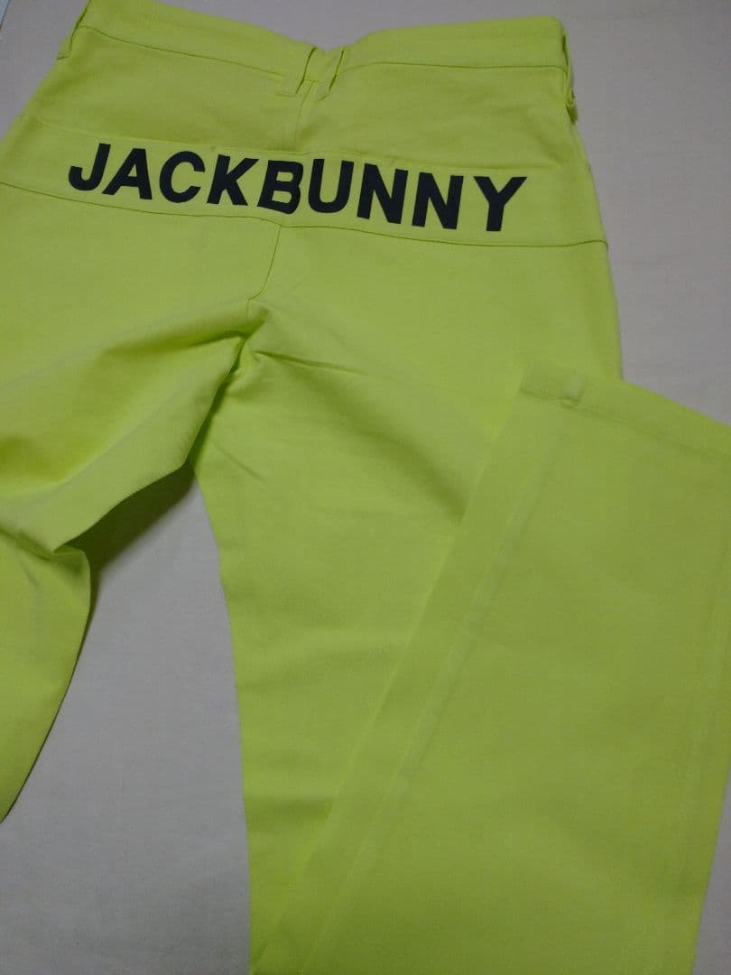 イエロー 5サイズL ジャックバニー パンツ ズボン ゴルフウェア メンズ