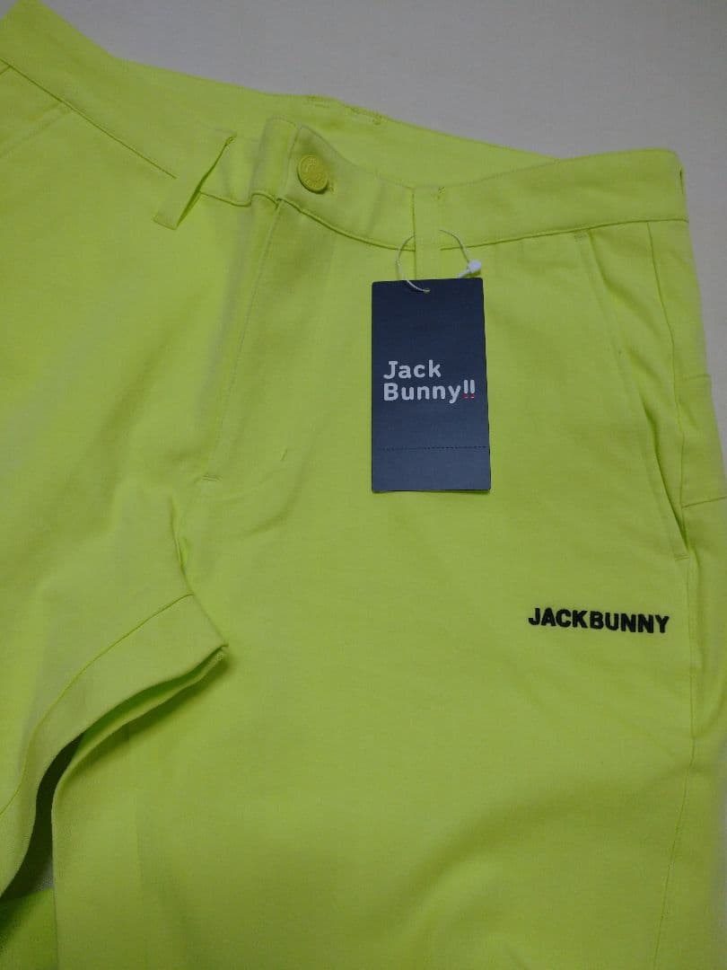 イエロー 5サイズL ジャックバニー パンツ ズボン ゴルフウェア メンズ